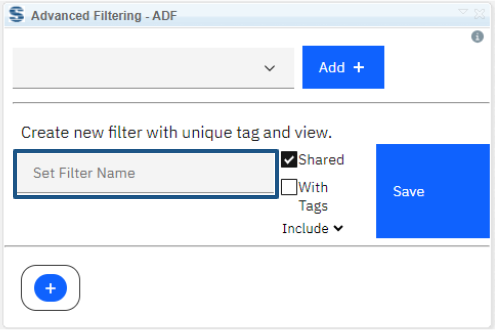 Set Filter Name and click save
